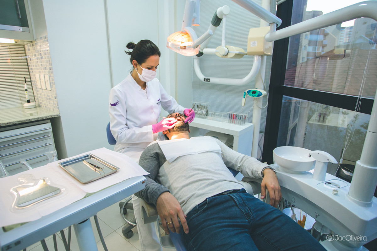 Retratos profissionais atendimento dentista