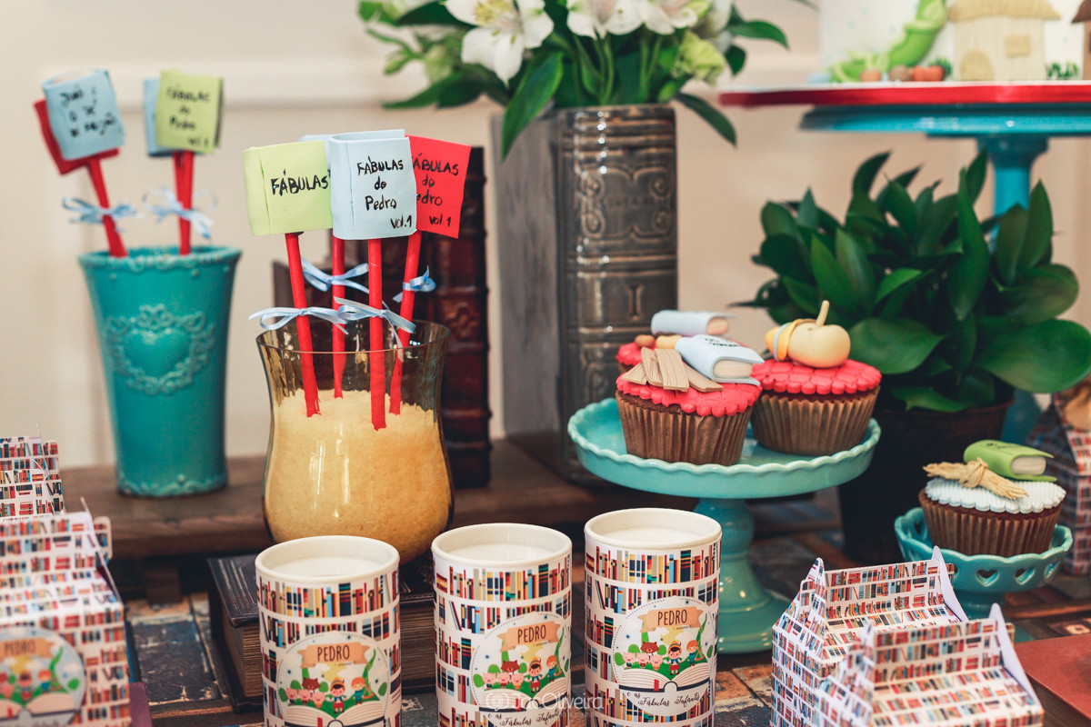 decoração mundo dos livros