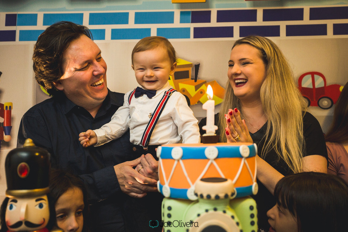 foto do parabéns primeiro ano do bebê matheus
