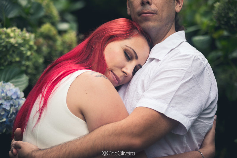 Michele e Gustavo abraços lago negro