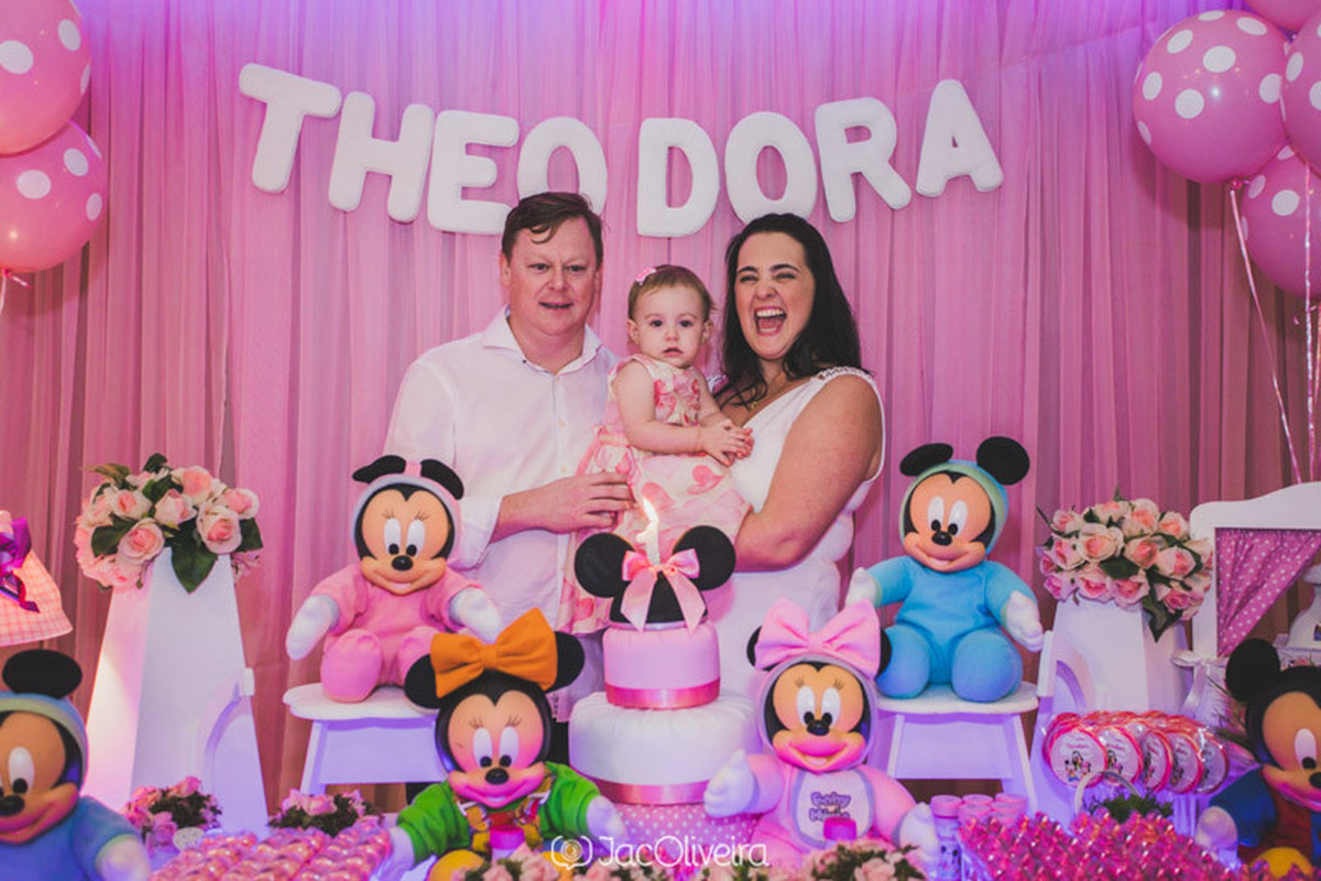 mesa da disney baby no 1 aninho da theodora