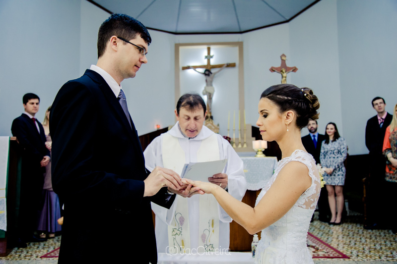 fotografo casamento porto alegre troca de alianças noivos igreja