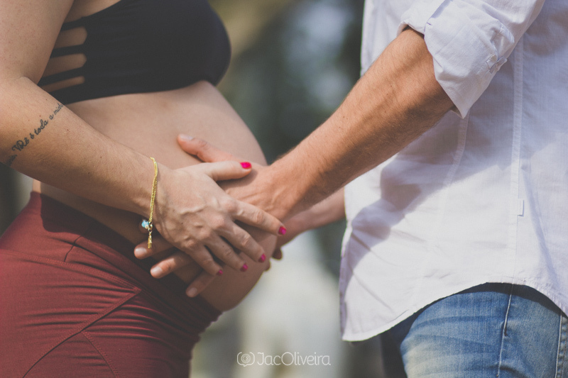 ensaio gestante detalhe da barriga