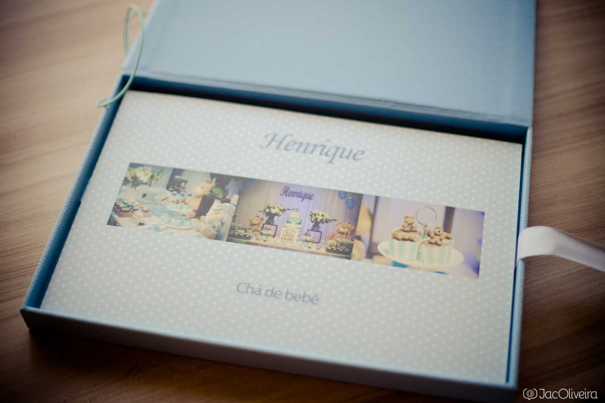 fotografia Chá de bebê do menino Henrique