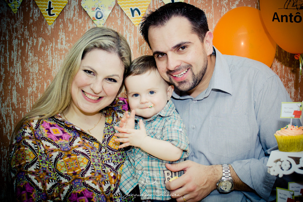 fotografia 1º aniversário do Antônio
