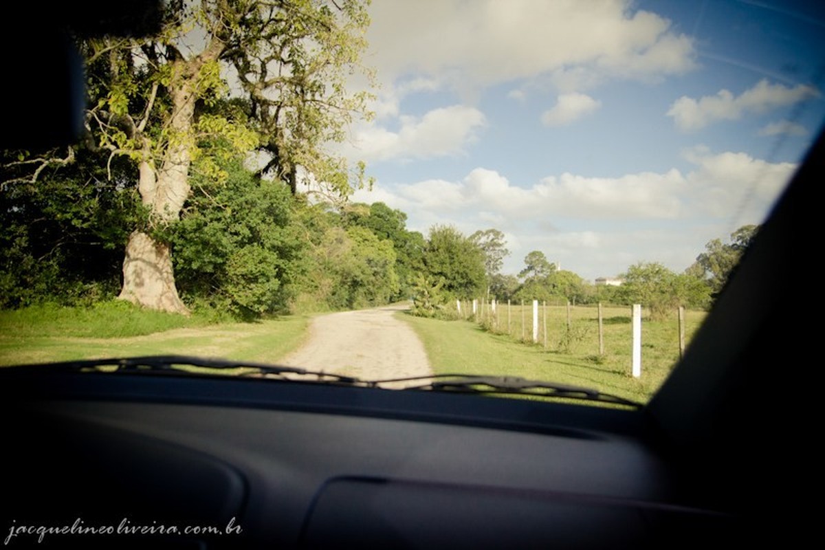 caminho até o local do casamento