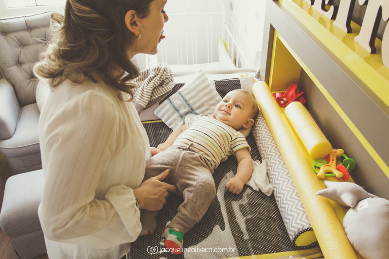 heitor 6 meses acompanhamento no trocador