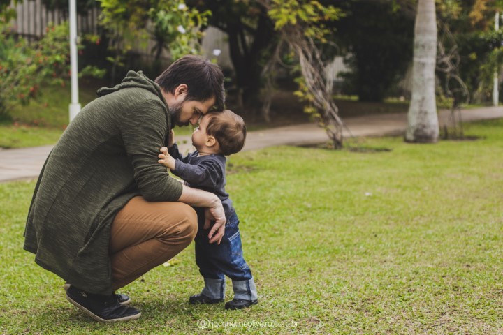 fotografia de cumplicidade pai e filho