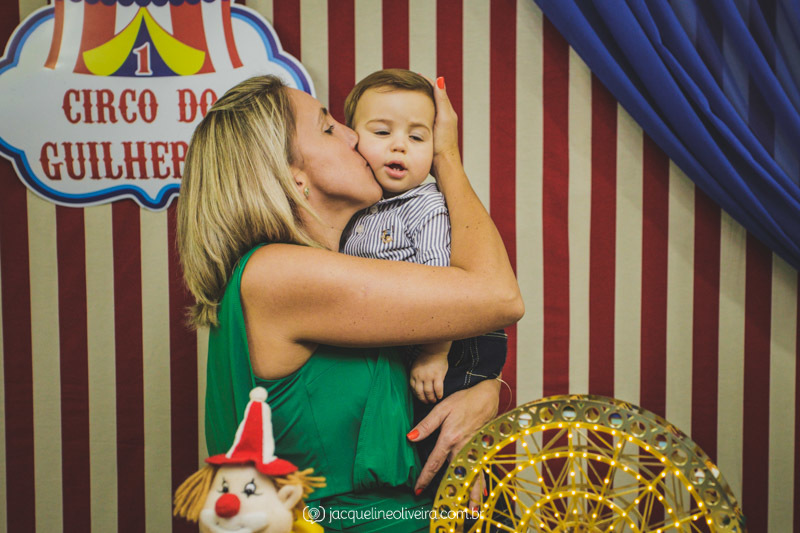 foto da dinda com guilherme no aniversário