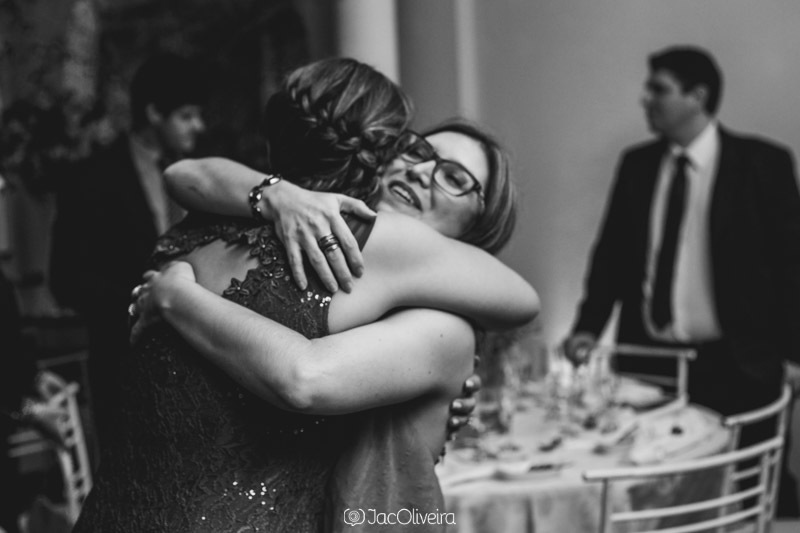 foto de abraço convidados