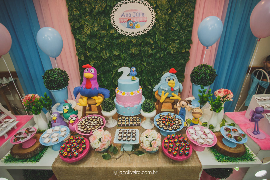 decoração mini luxo galinha pintadinha porto alegre
