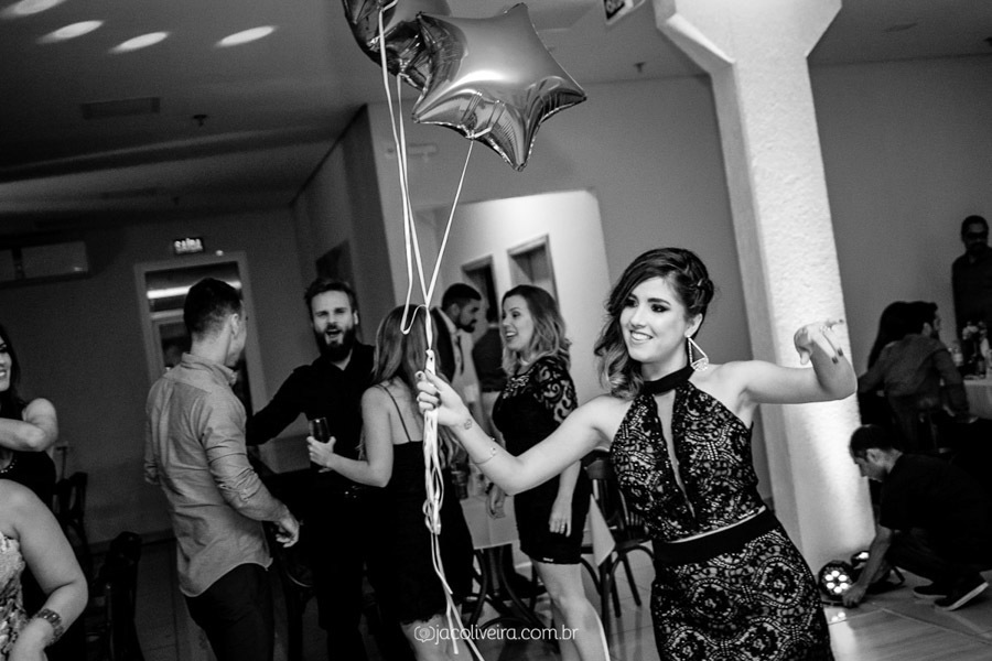 festa e balada de formatura com balões metalizados porto alegre