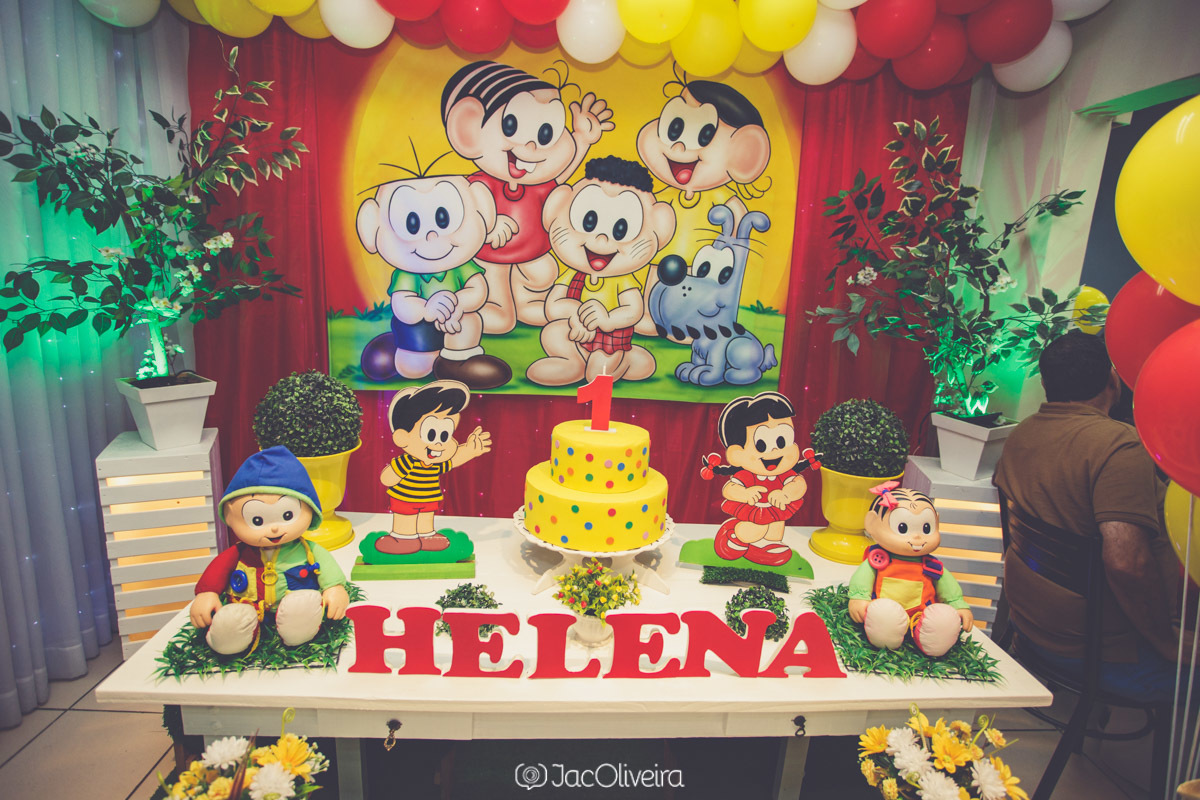 1 aninho helena decoração turma da mônica magia das festas