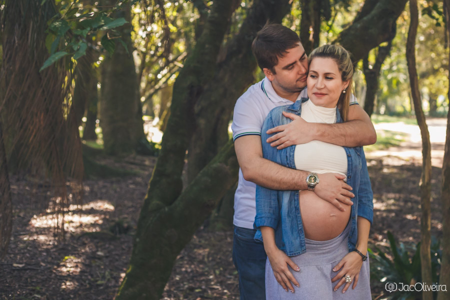 fabiola e jonathas casal gestante no jardim botânico fotos em porto alegre