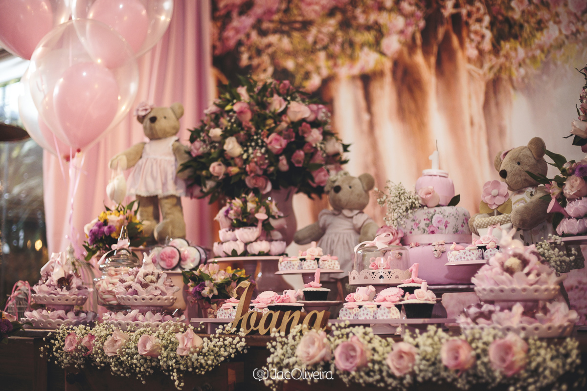 decoração infantil ursinhas rosas e joaninhas porto alegre
