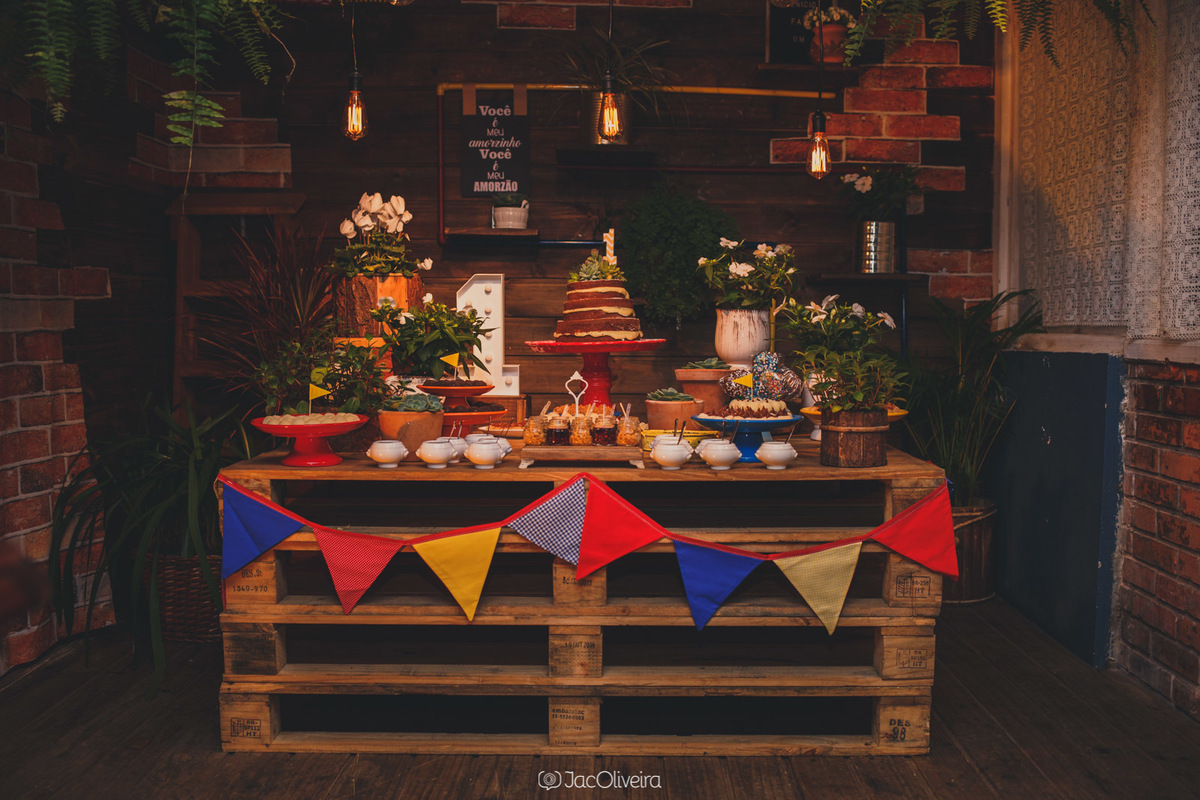 decoração 1 aninho santo mimo porto alegre mesa rustica