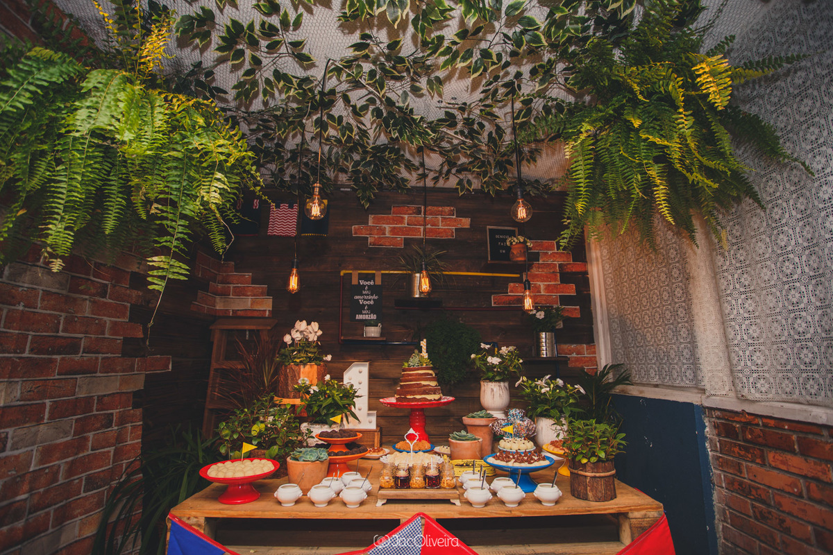 decoração festa infantil porto alegre folhagens santo mimo