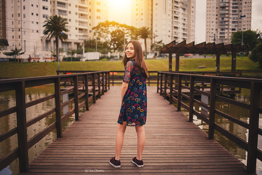 ensaio infantil menina na ponte de madeira parque germania porto alegre