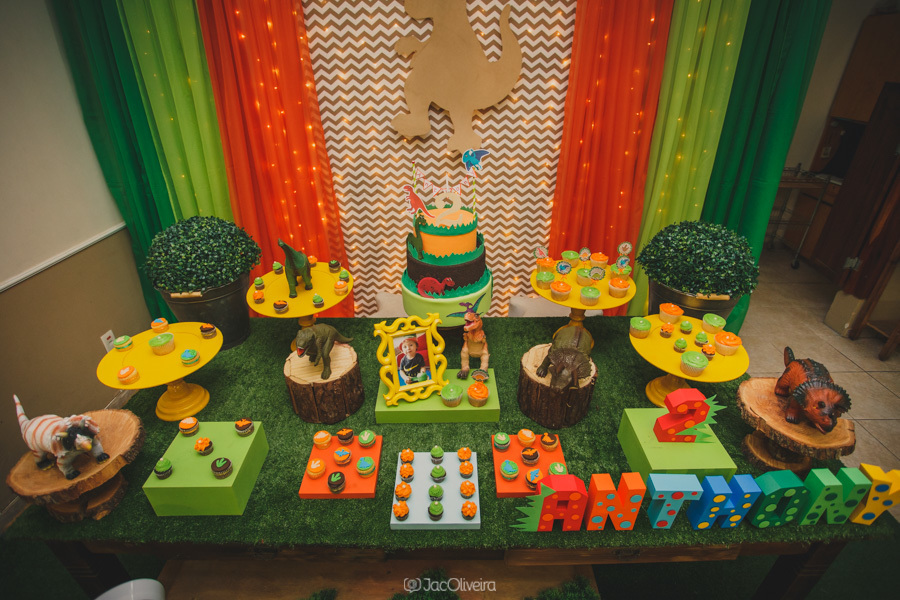 decoração dinossauro aniversario menino for kids porto alegre