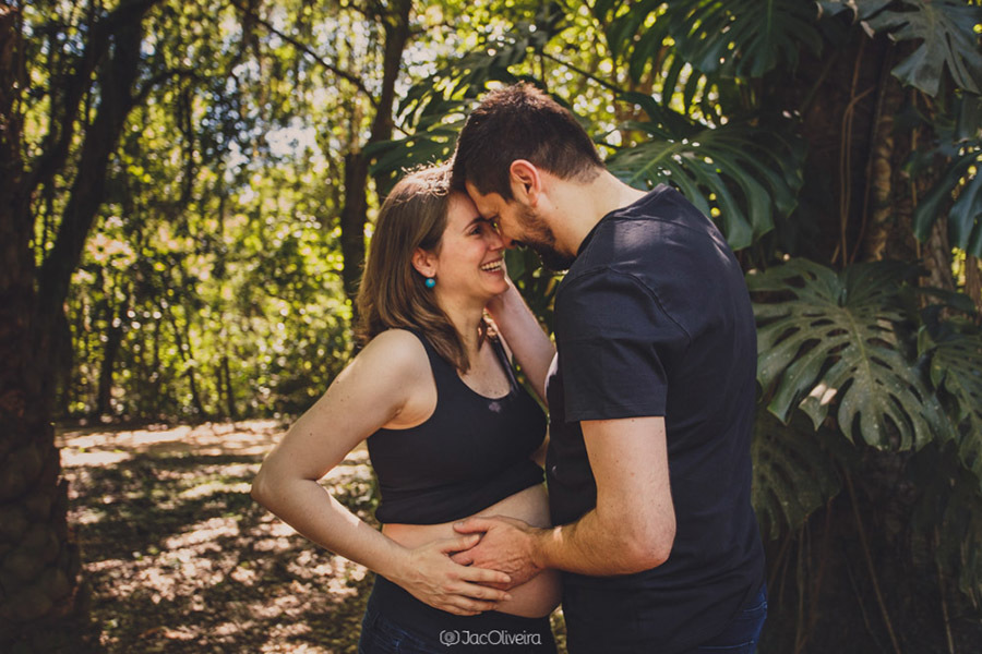 casal gestante esperando menino fotos jardim botanico ensaio externo porto alegre