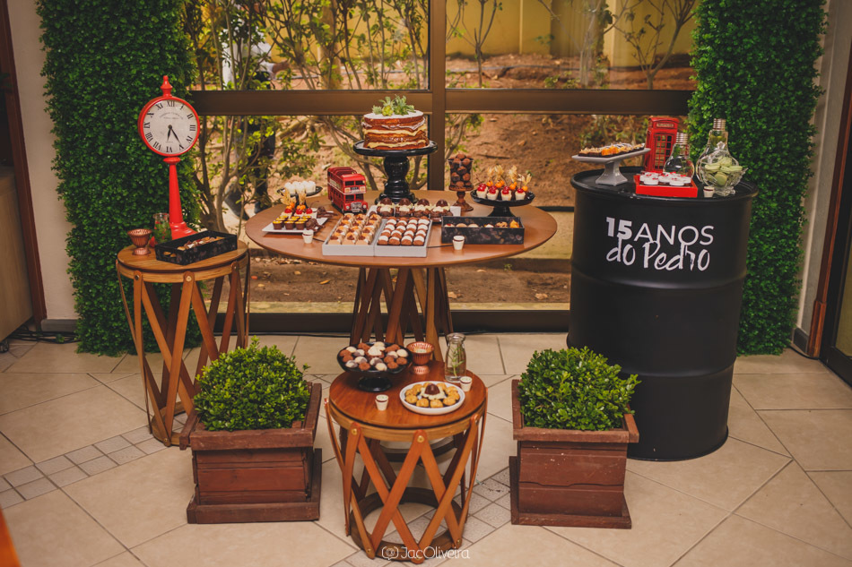decoração 15 anos de menino porto alegre