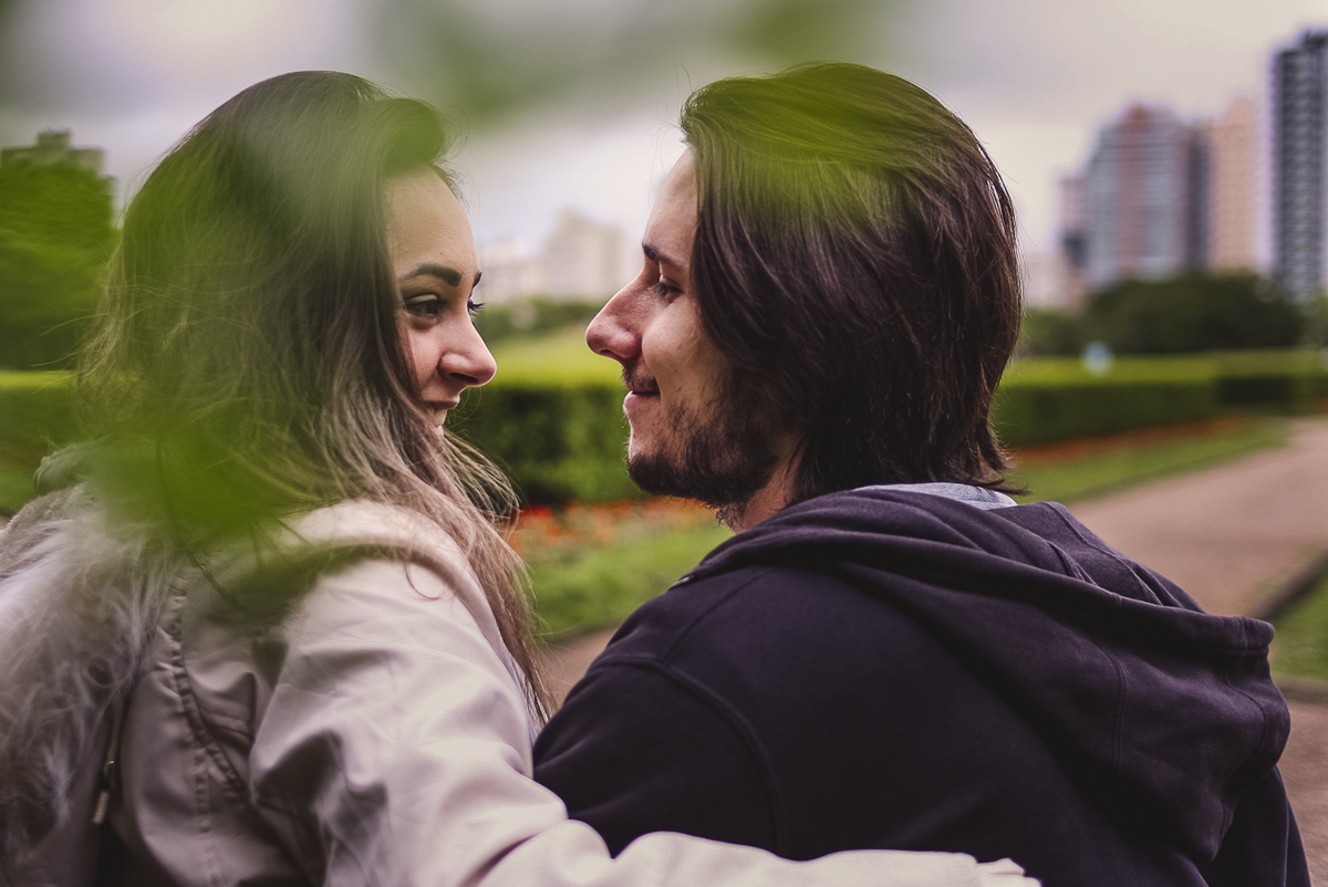 foto de casal no Jardim Botânico