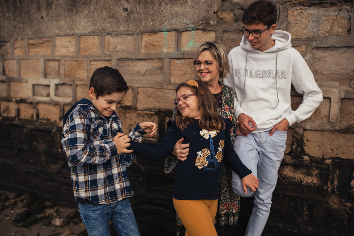 Avó Adelaide com os Netos