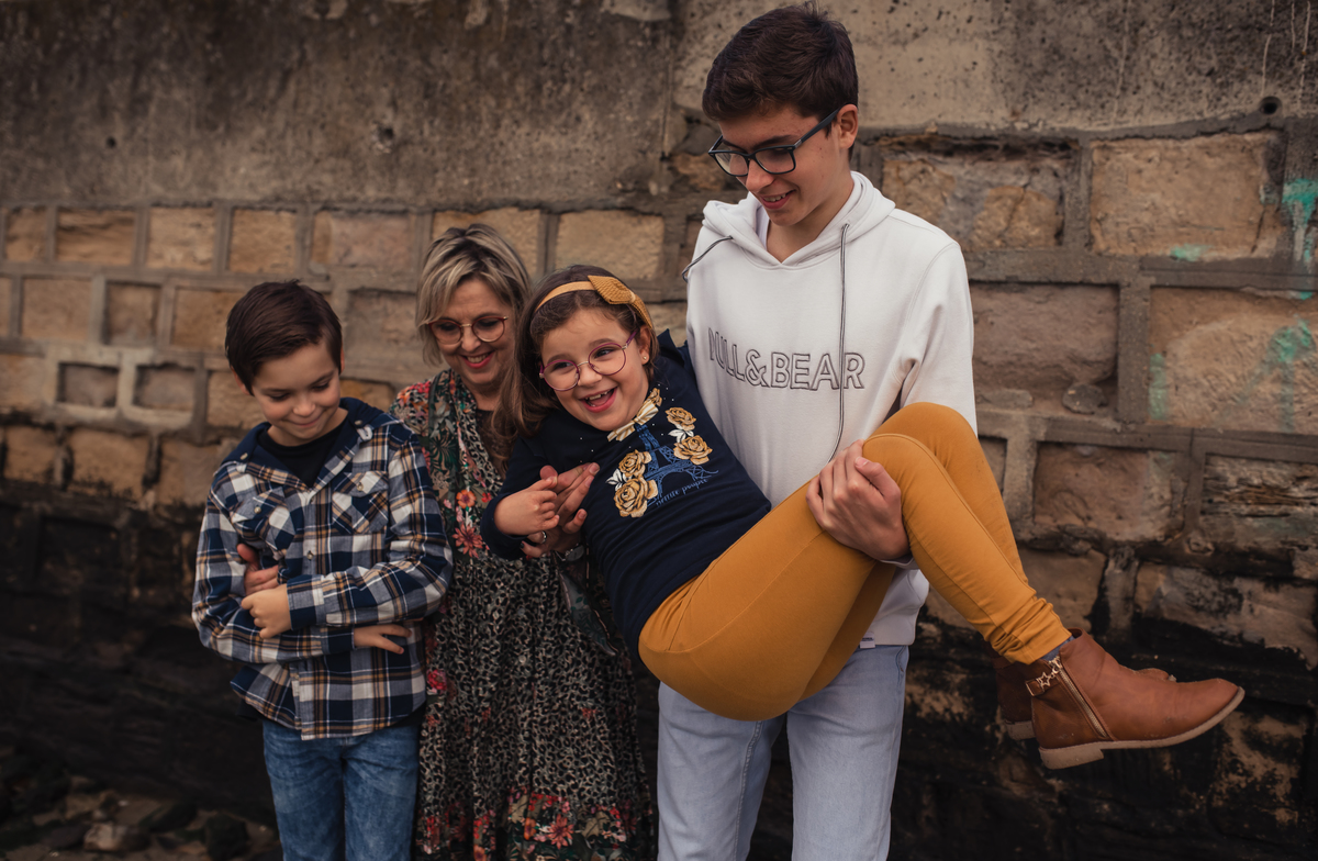 Avó Adelaide com os Netos