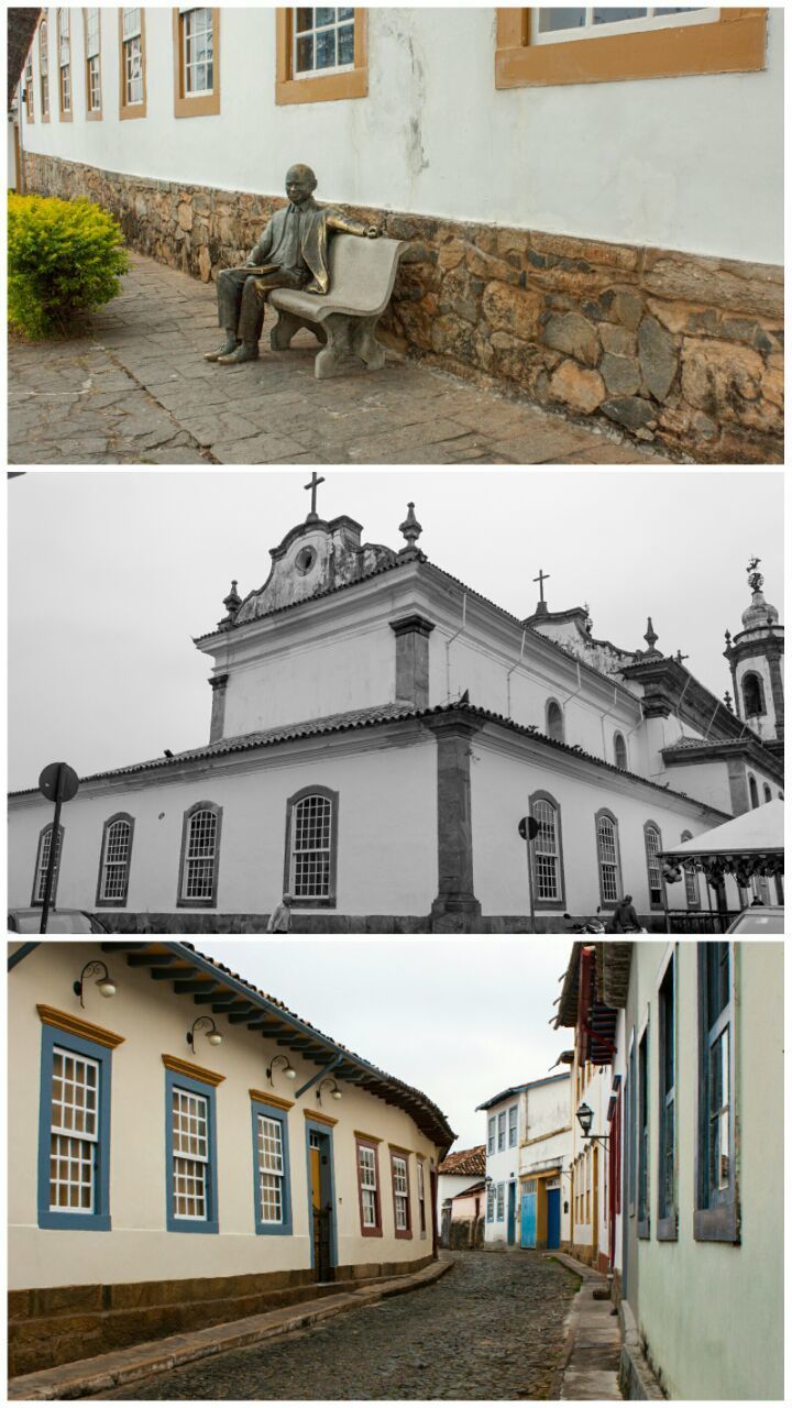 Um Preto e braco da Igreja