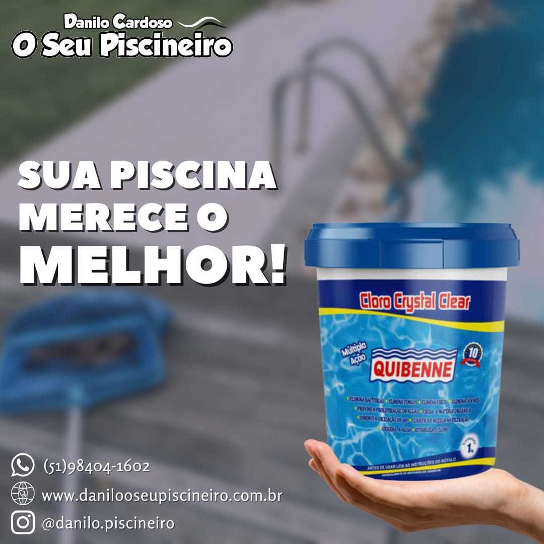 Indispensável para a sua água, é responsável por mantê-la limpa e livre de bactérias.