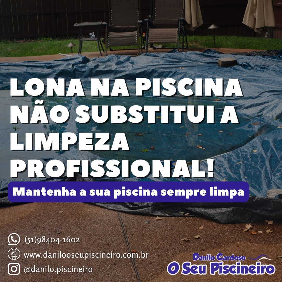 A lona não evita a proliferação de fungos, bactérias, algas, vírus ou até mesmo o depósito de ovos do mosquito.