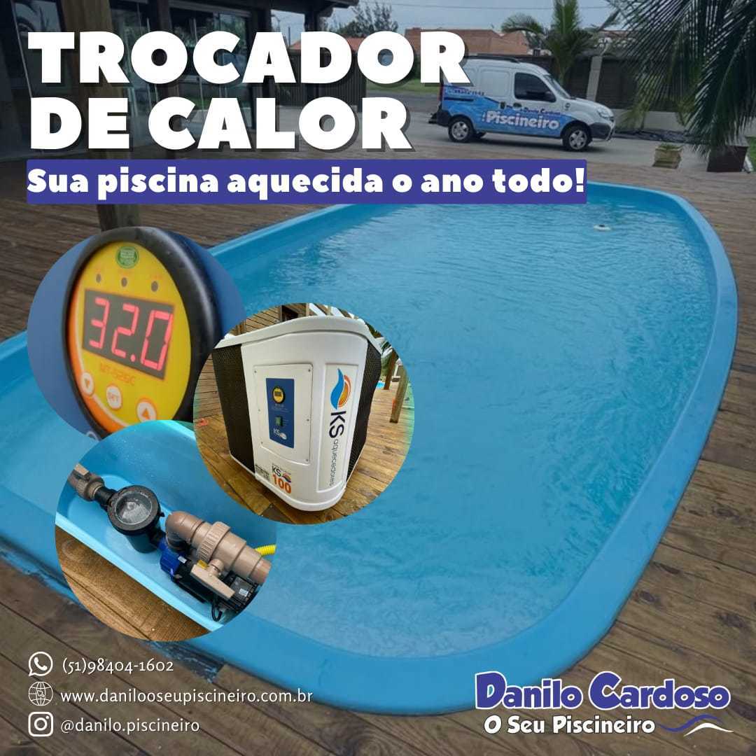 Os trocadores de calor capturam o calor do ar externo e o utilizam para elevar a temperatura da água.

• Sua piscina aquecida o ano todo.