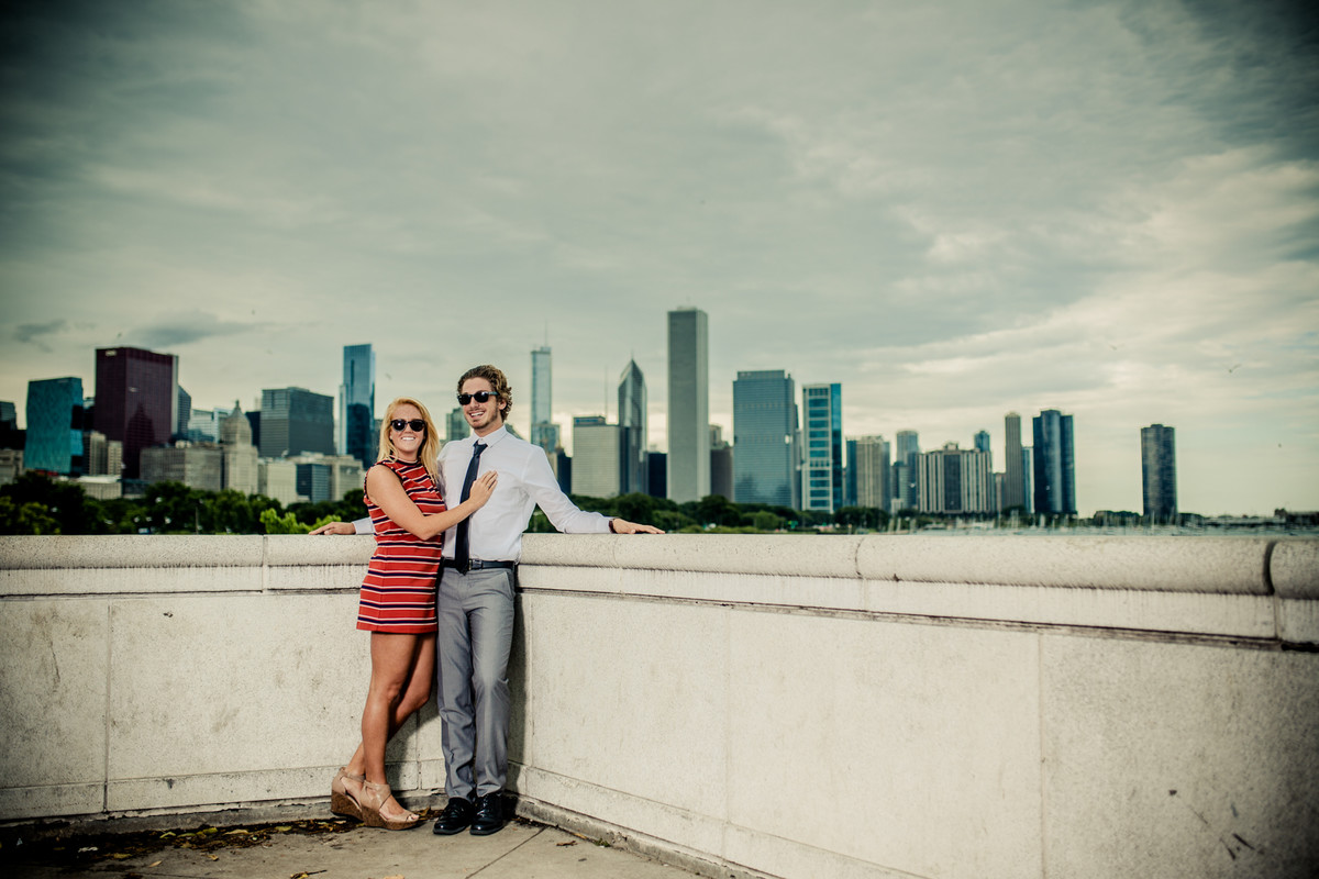 Kate and John at Sea Aquarium of Chicago