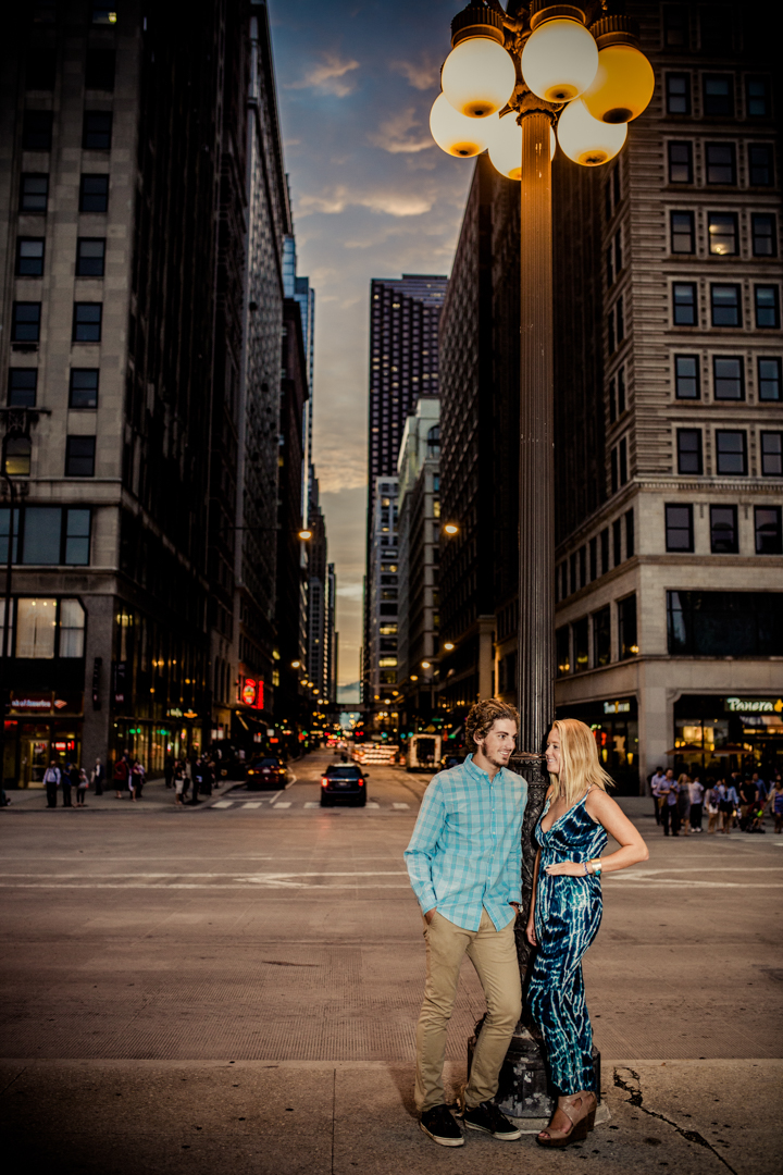Kate and John at Downtown Chicago