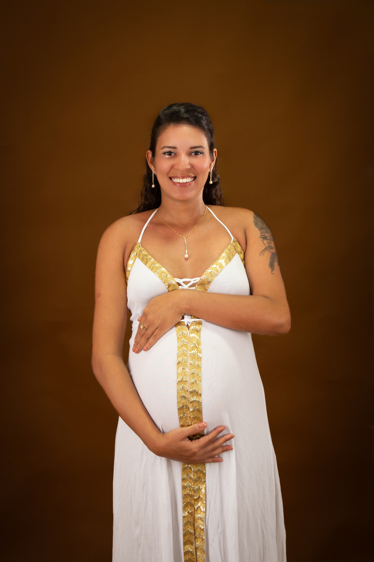 ensaio gestante; gestante temático; gestante indígena