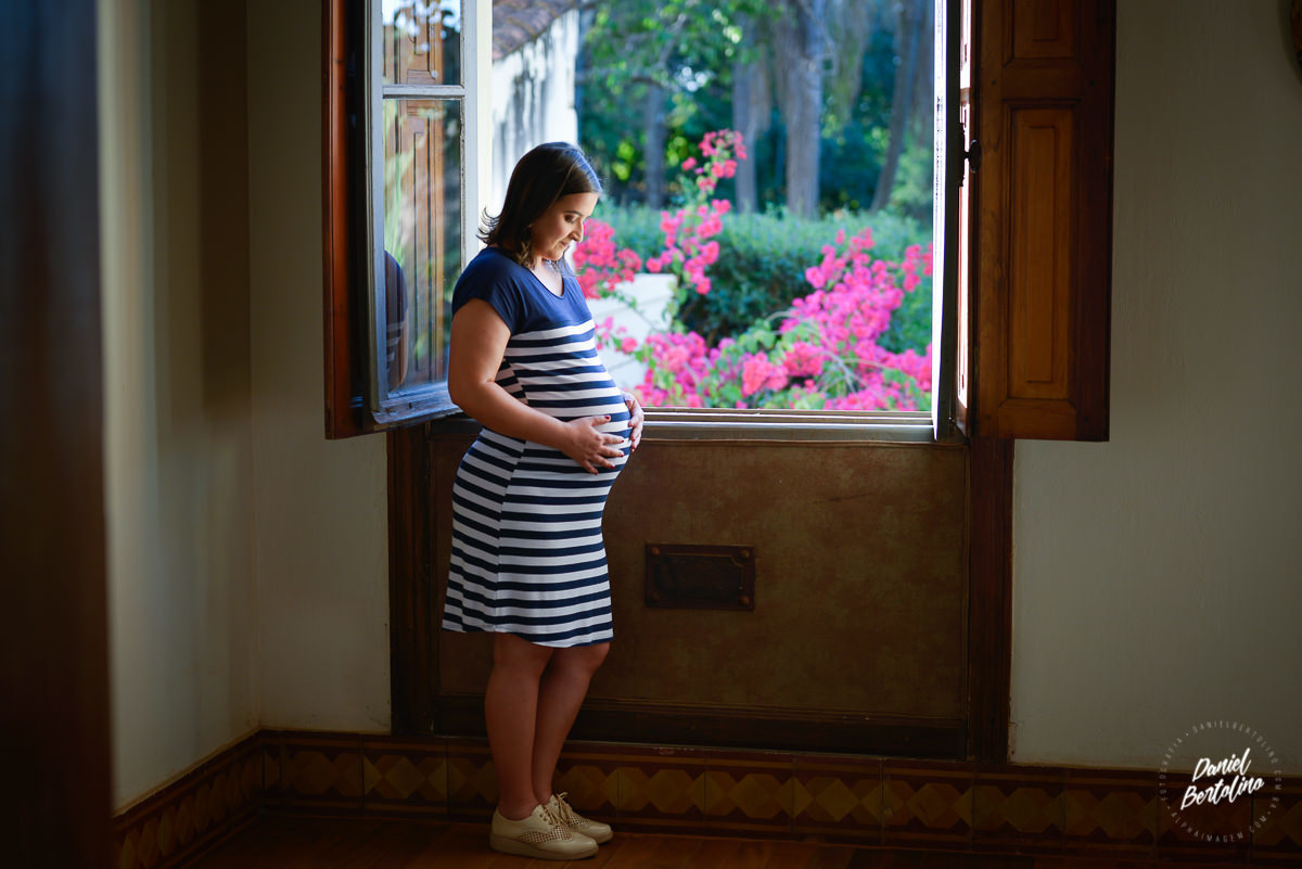 Ensaio gestante realizado na Fazenda Saltinho na cidade de São Manuel. Fotógrafo Daniel Bertolino de São Paulo