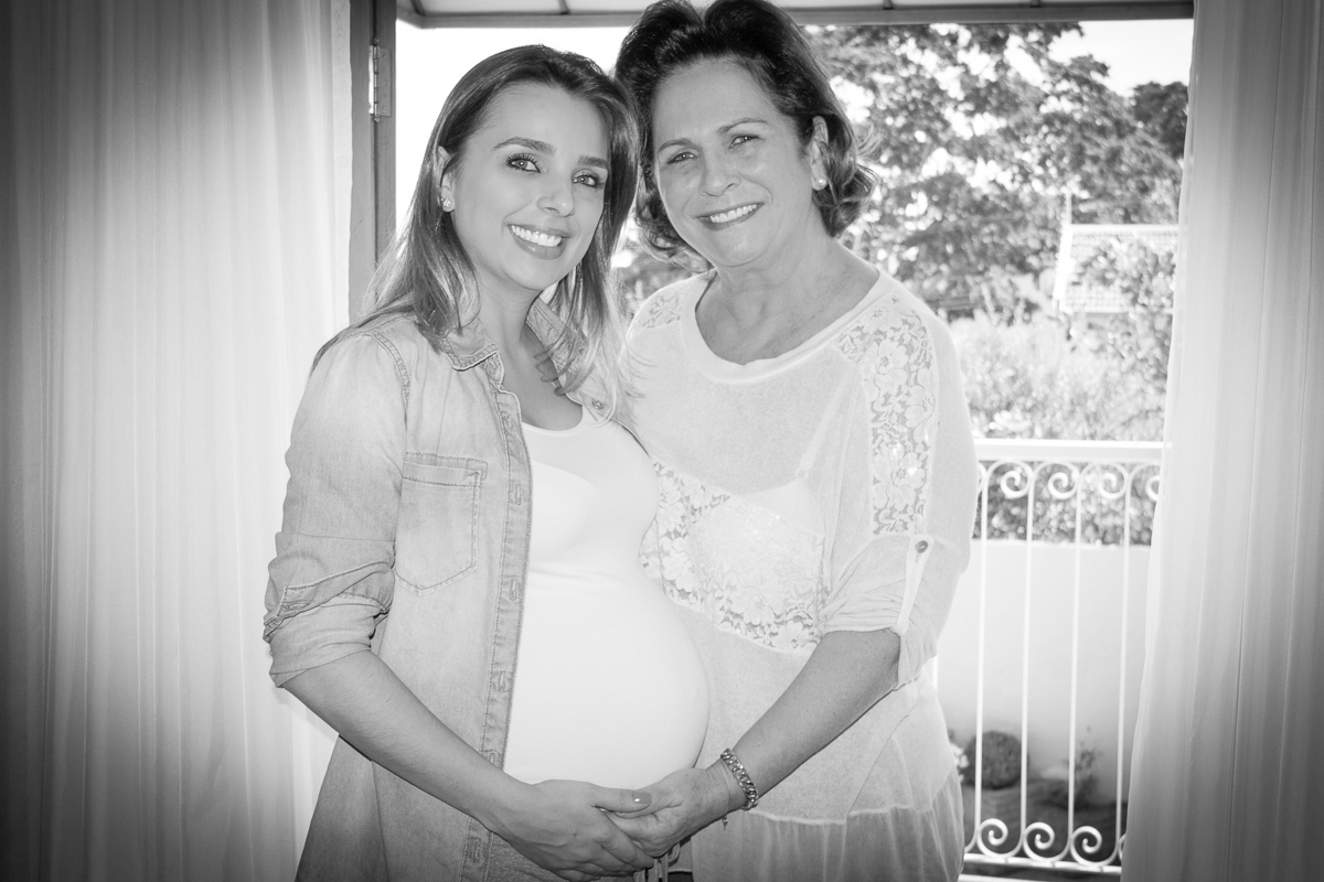 As avós também amam tirar foto. Nathalia e Marta Petri