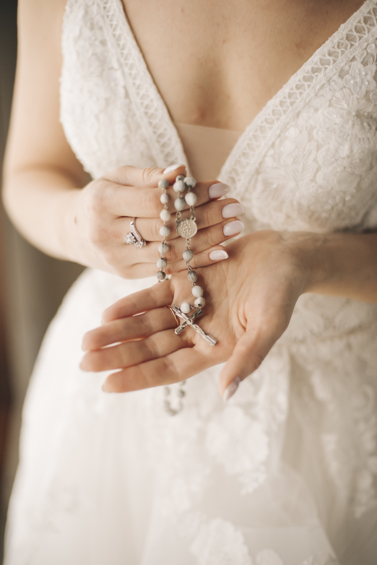 terço da noiva antes do casamento