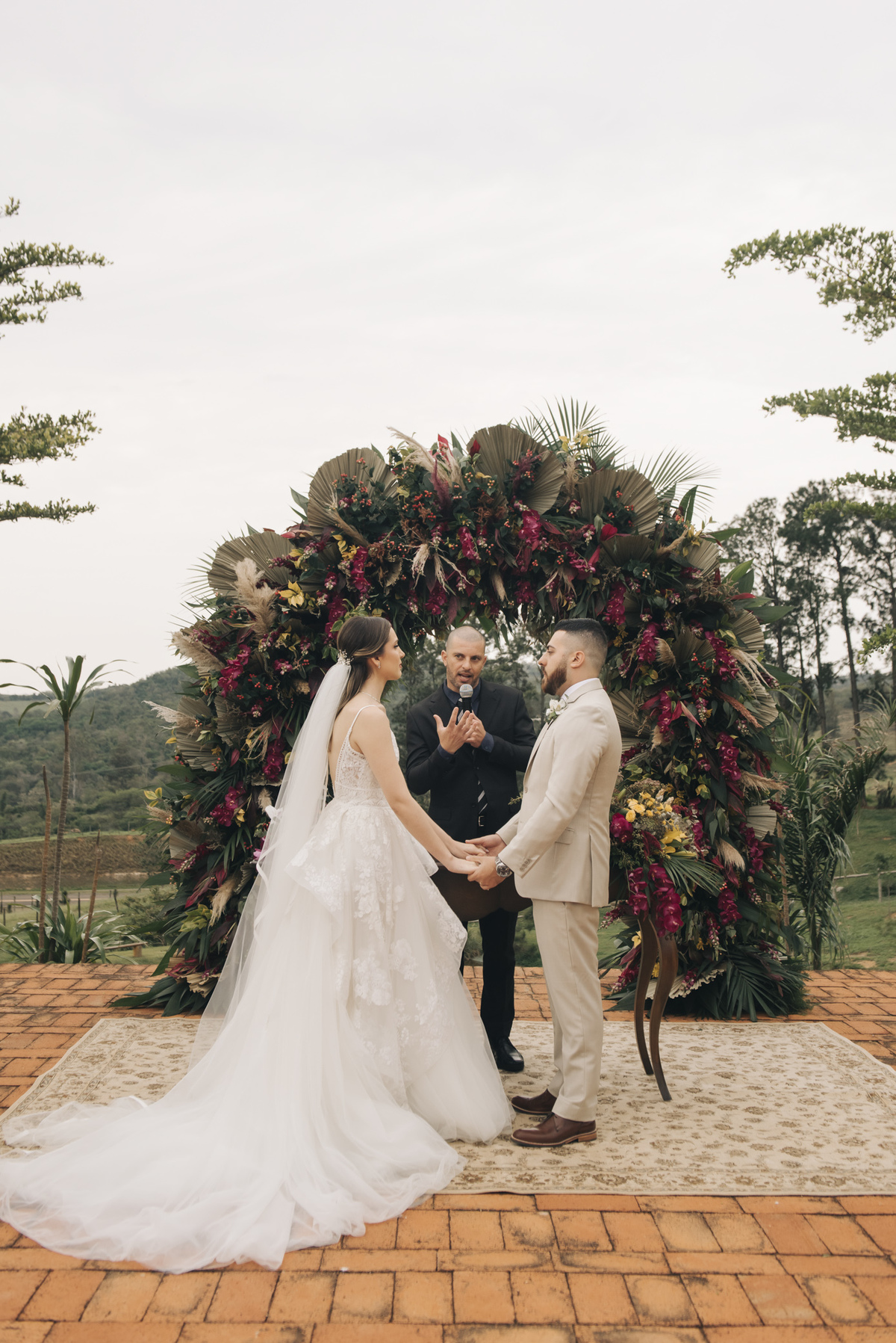 noivos enfim casados
