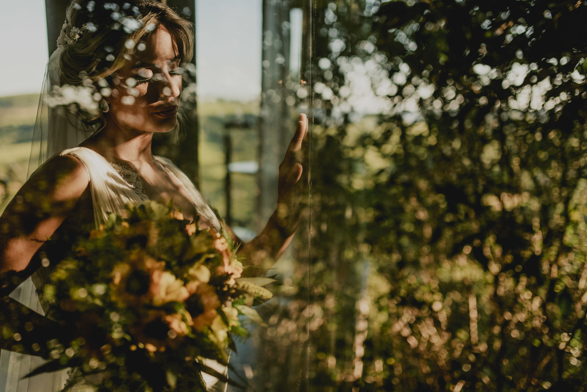 fotografia de casamento retrato criativo da noiva foto daniel okuyama fotografia