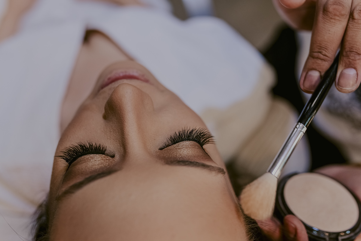 a maquiagem da noiva no saão de beleza jacques janine em sp pelo fotografo de casamento sp daniel okuyama