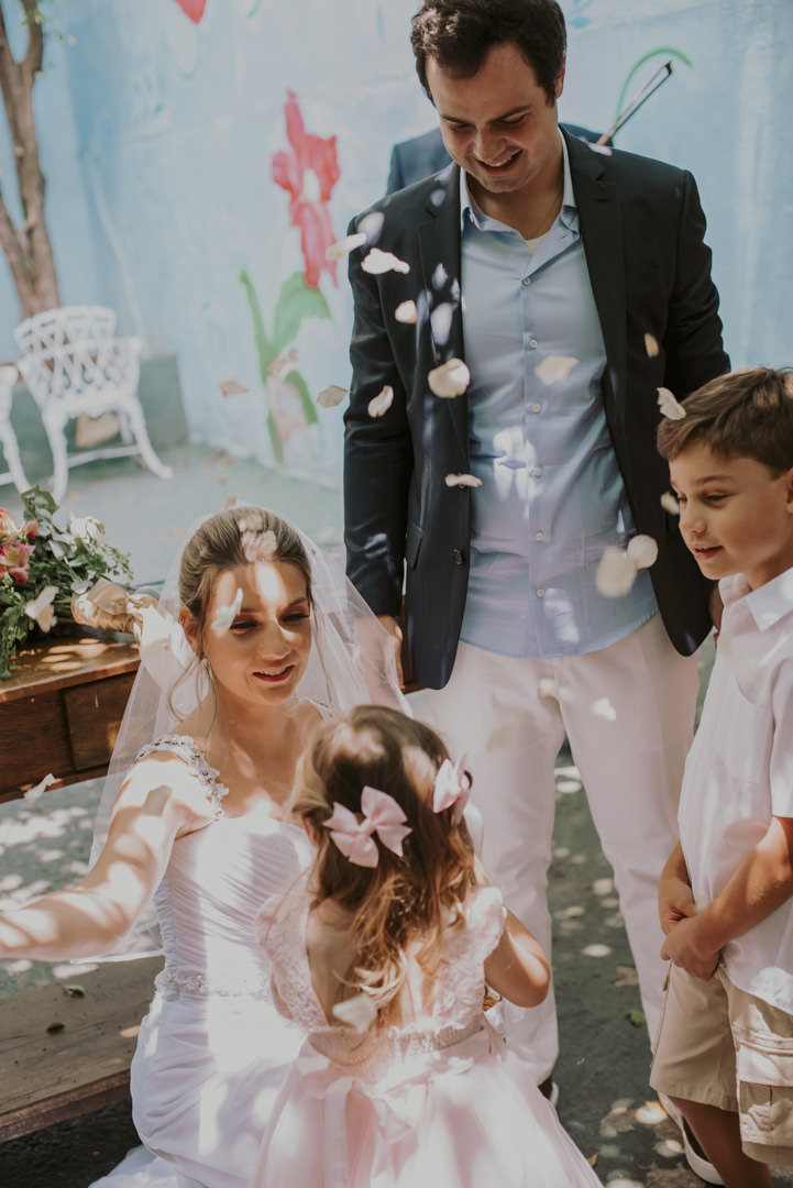 noivos durante cerimonia de casamento em sp daniel okuyama fotografia