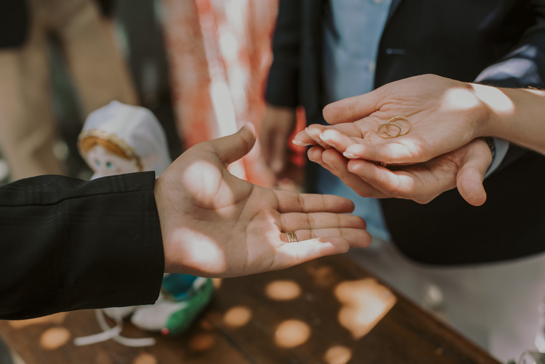 casamento mini wedding alianças