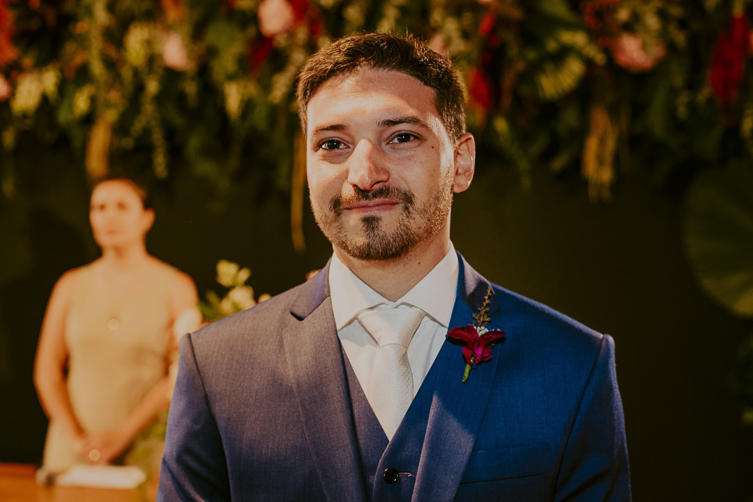 casamento em itatiba cerimonia de casamento ao ar livre na villa dangelo casamento de dia decoração de casamento  reação do noivo firt look casamento emocionante