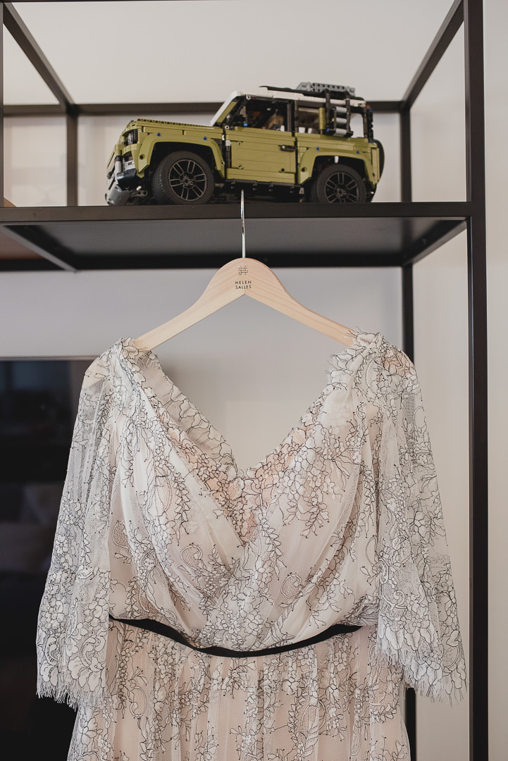 vestido da noiva que casou no chalé quintal