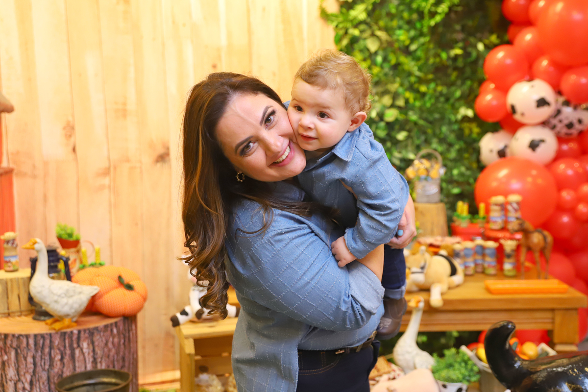 fotografia festa infantil decoração fazendinha aniversário curitiba menino 1 ano buffet 4 kids