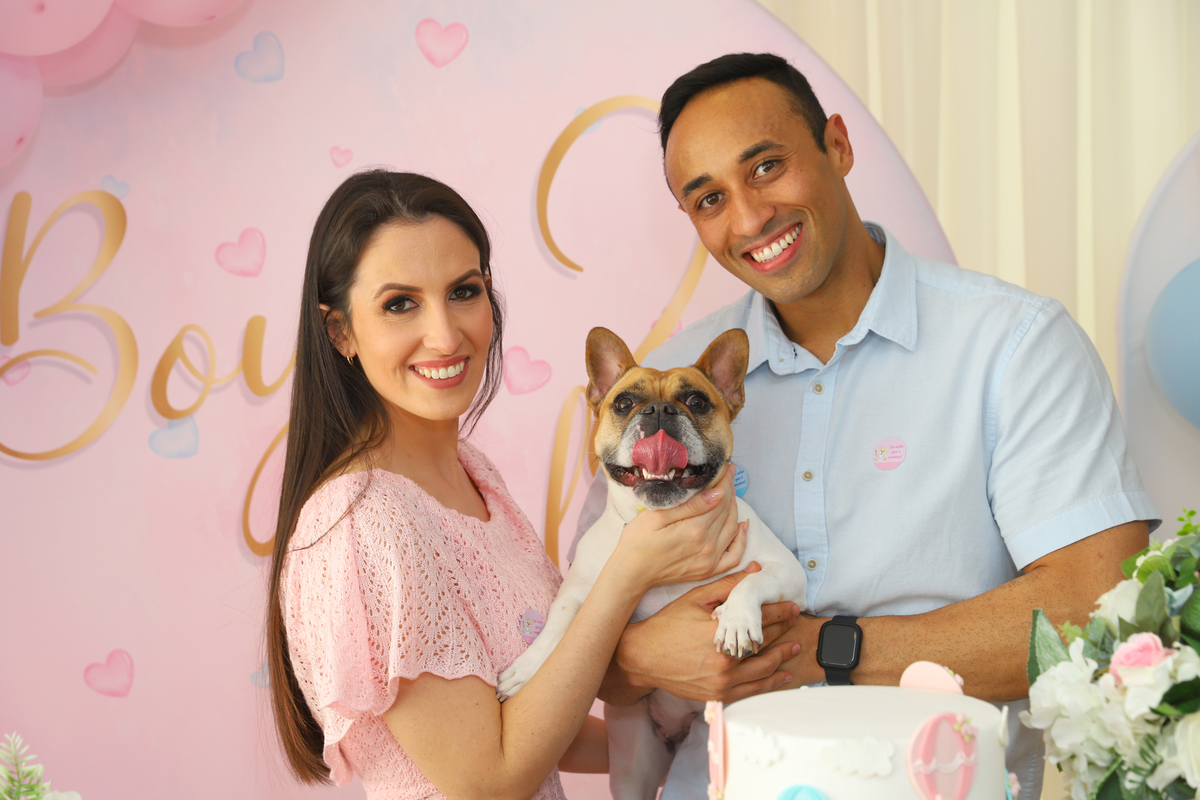 Chá de Revelação de Sexo de Bebê Fotografia Festa Evento Gestante Curitiba