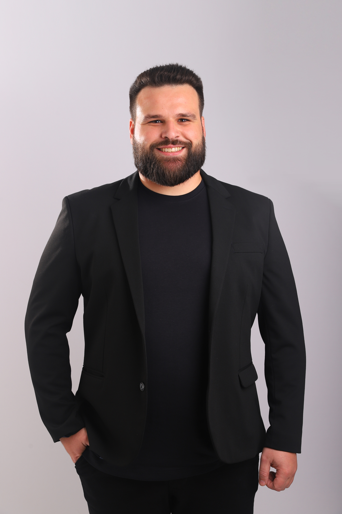 Retrato profissional em estúdio fotográfico em Curitiba