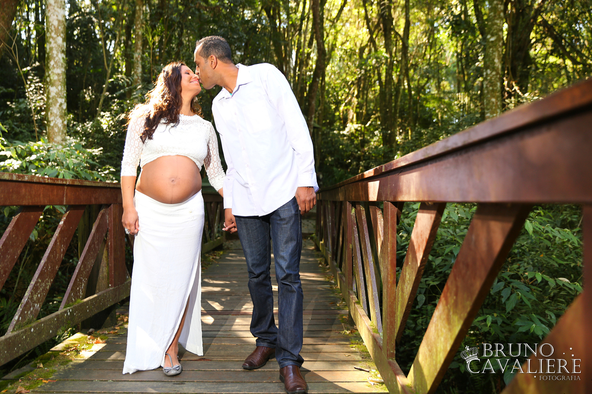 foto gestante bosque do alemão 