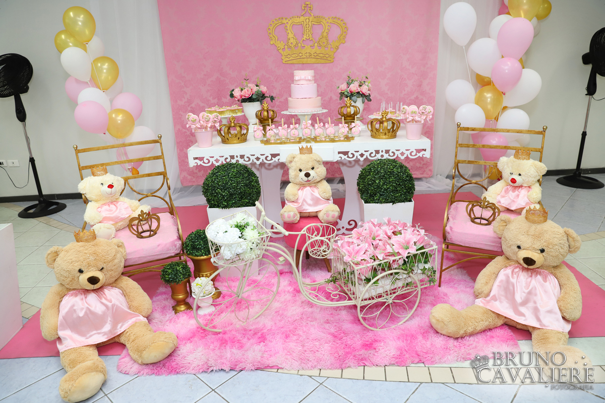 decoração ursas princesas curitiba